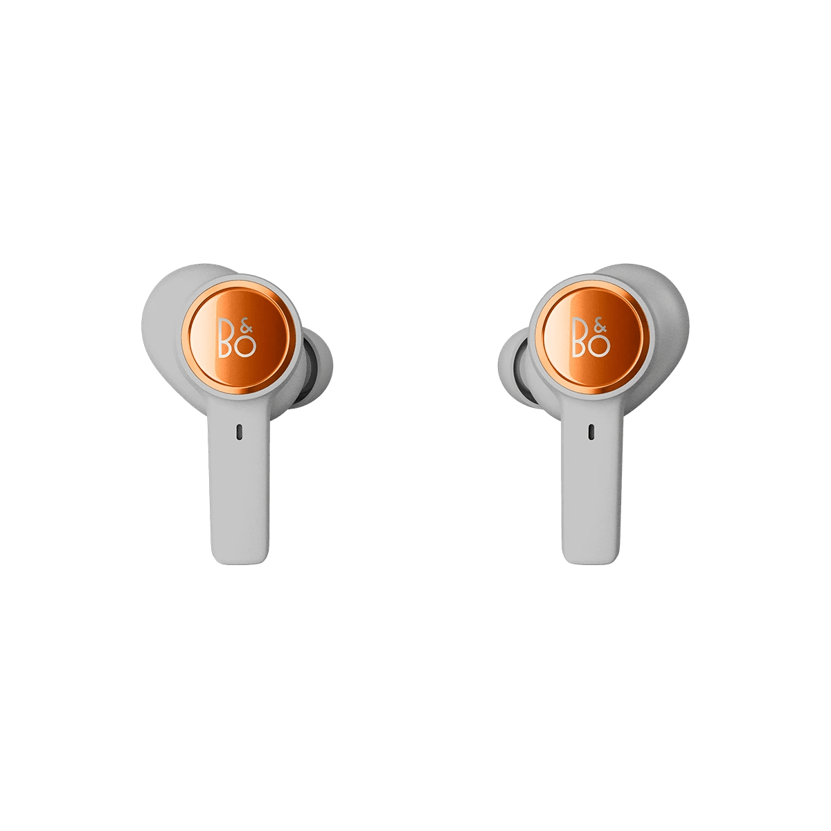 Bang & Olufsen Beoplay Eleven trådløse earbuds i grå med orange detaljer
