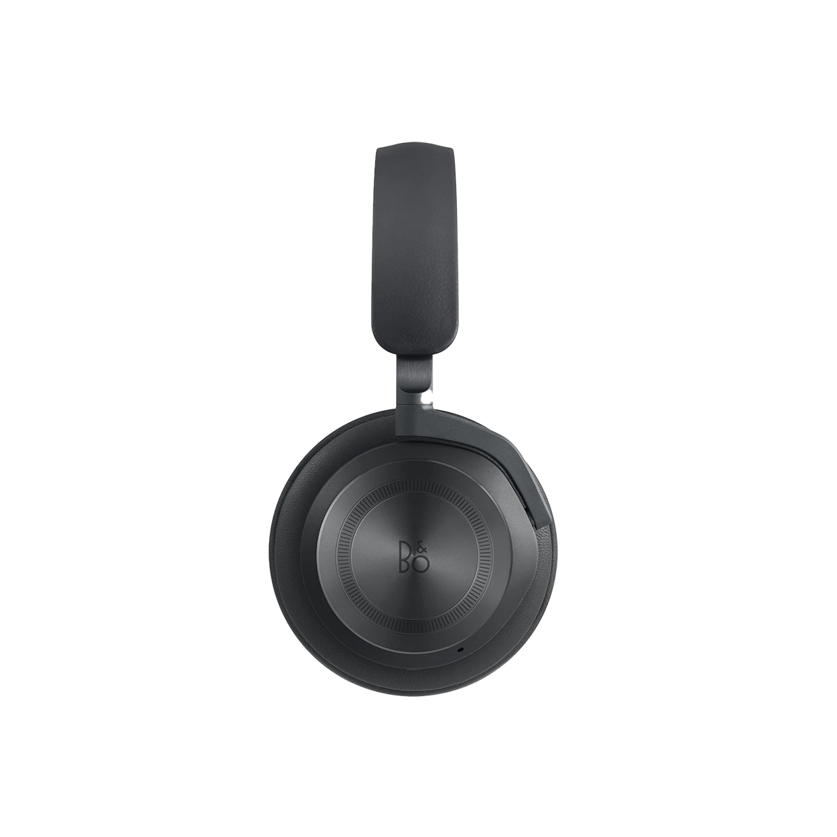 Bang & Olufsen Beoplay HX trådløse hovedtelefoner i sort, vist fra siden