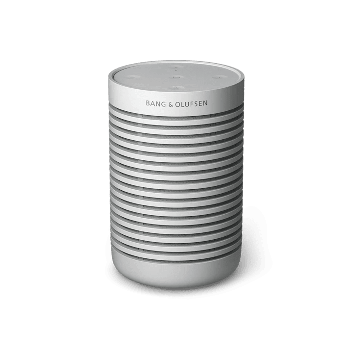 Bang & Olufsen Beosound Explore grå Bluetooth højttaler med ribbet design