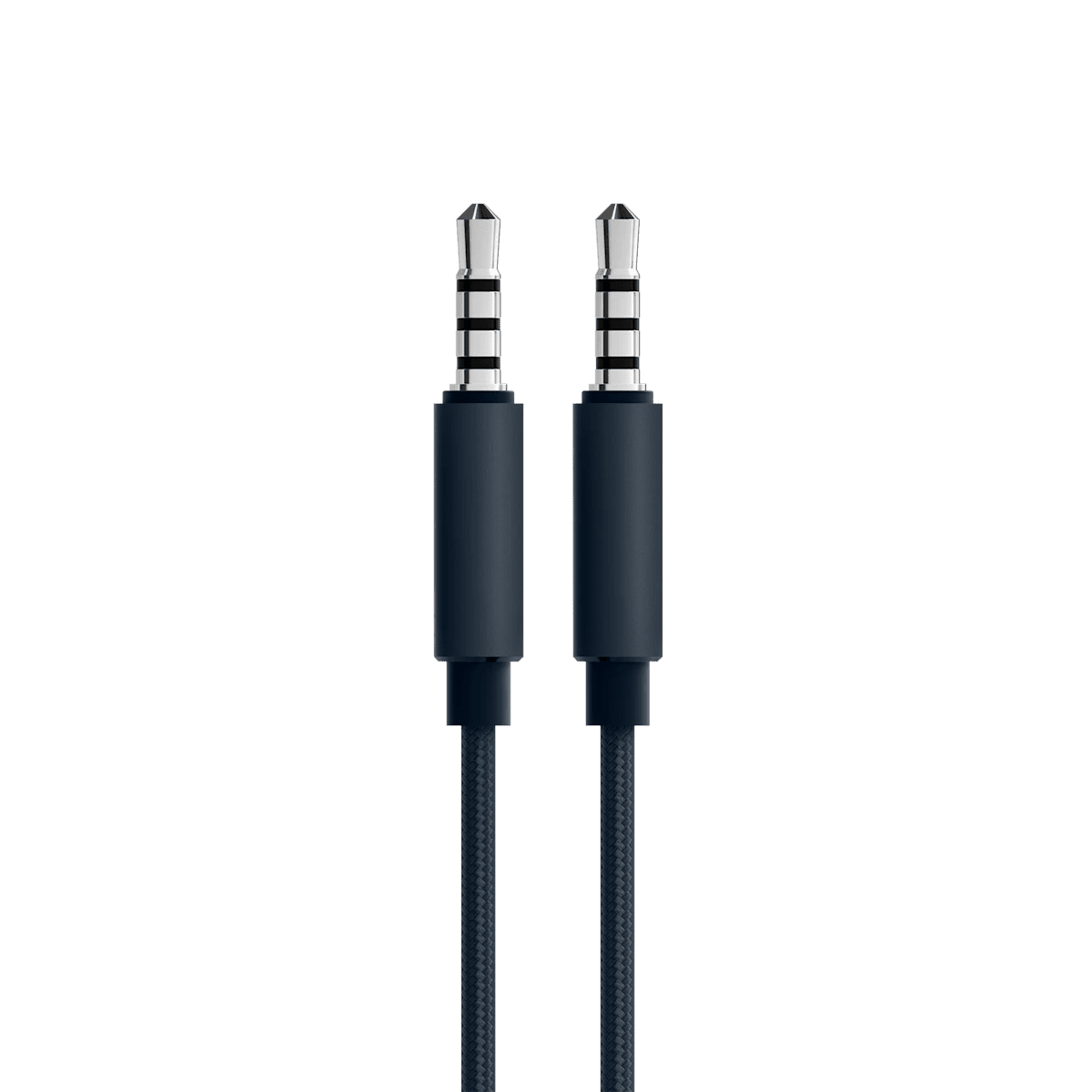 Sort audiokabel med to 3,5 mm jackstik til Beoplay H95 hovedtelefoner