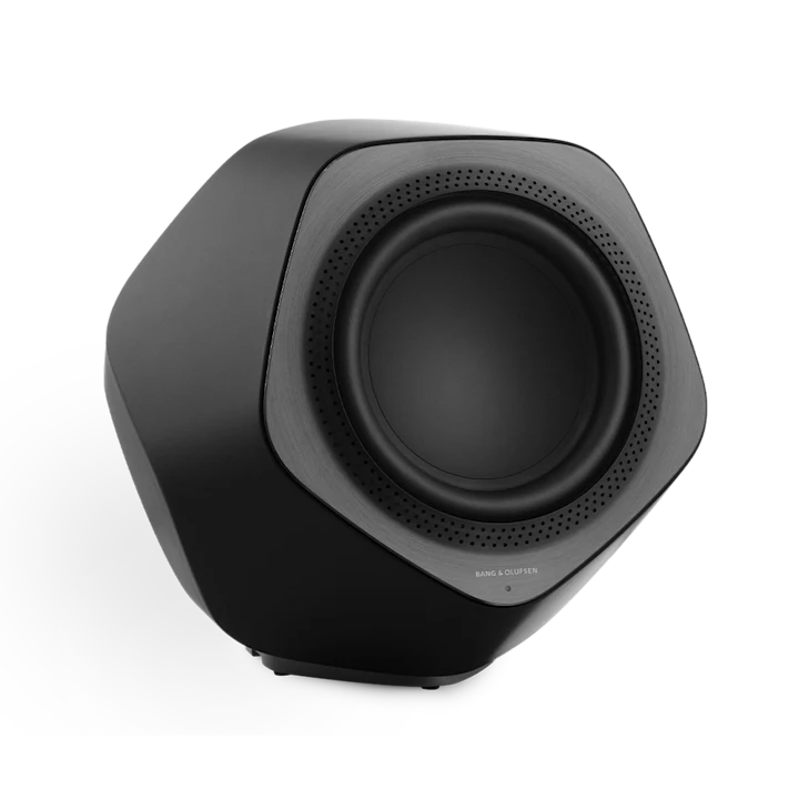 Bang & Olufsen Beolab 19 subwoofer i sort med skulpturel design