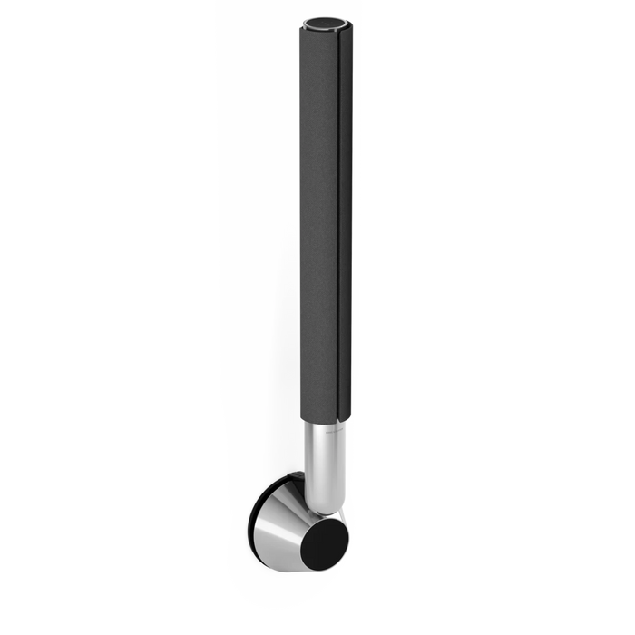 Beolab 28 trådløs høyttaler med slankt design i grå og sølv