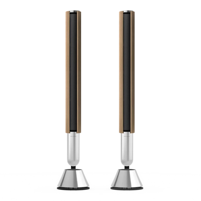 Bang & Olufsen Beolab 28 trådløse stereohøjttalere i træ og aluminium