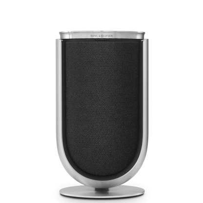 Bang & Olufsen Beolab 8 bordstander højtaler i sølv med sort stofgitter