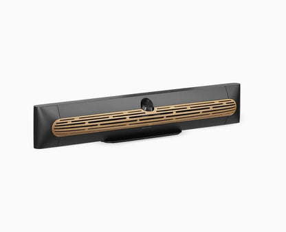 Bang & Olufsen Beosound Premiere i black anthracite aluminium med eg højttalerfront
