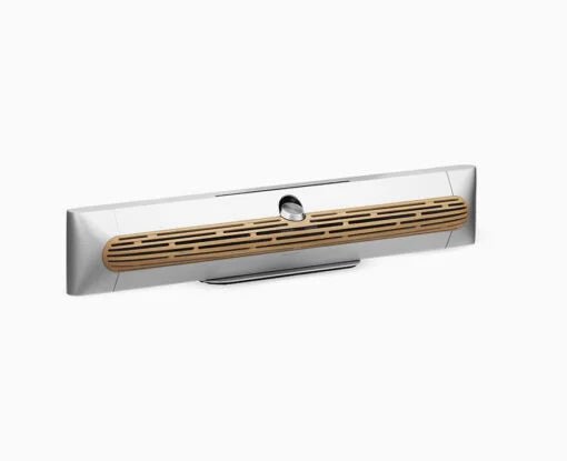 Bang & Olufsen Beosound Premiere i natural aluminium med eg højttalerfront