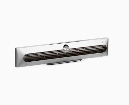 Bang & Olufsen Beosound Premiere i natural aluminium med mørk eg højttalerfront