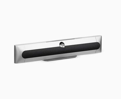 Bang & Olufsen Beosound Premiere i natural aluminium med grey melange stof højttalerfront