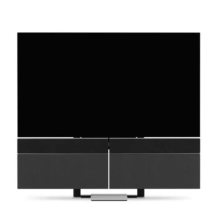 Bang & Olufsen Beovision Harmony fladskærms-tv med grå højttalere og metalfod