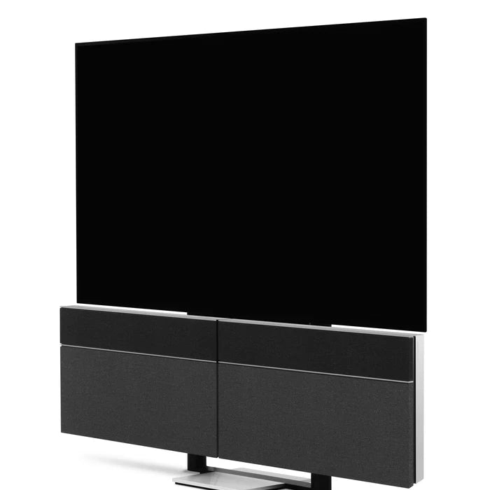 Bang & Olufsen Beovision Harmony fjernsyn med sorte højttalere i lukket position