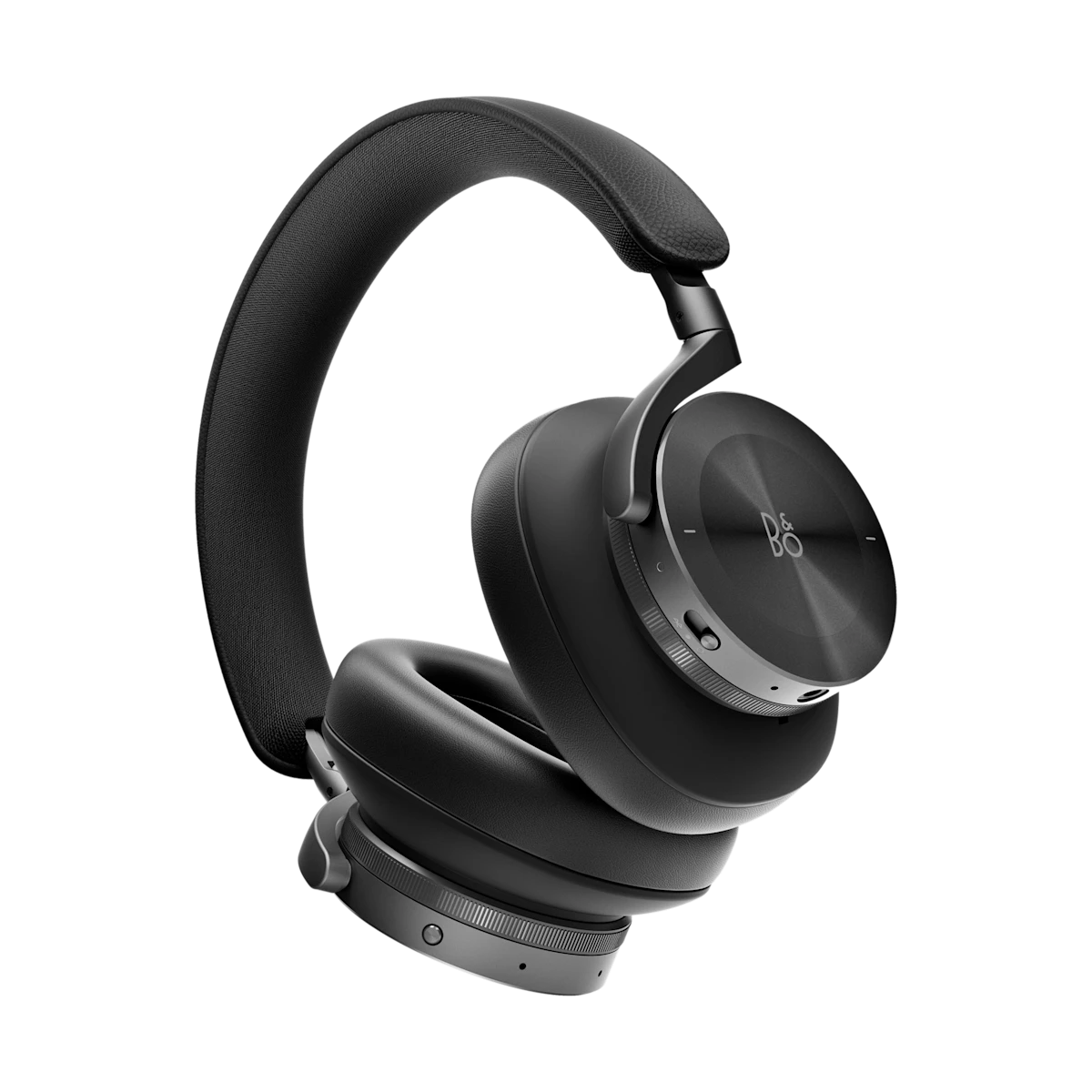 Bang & Olufsen Beoplay H95 trådløse hovedtelefoner i sort læder på hvid baggrund