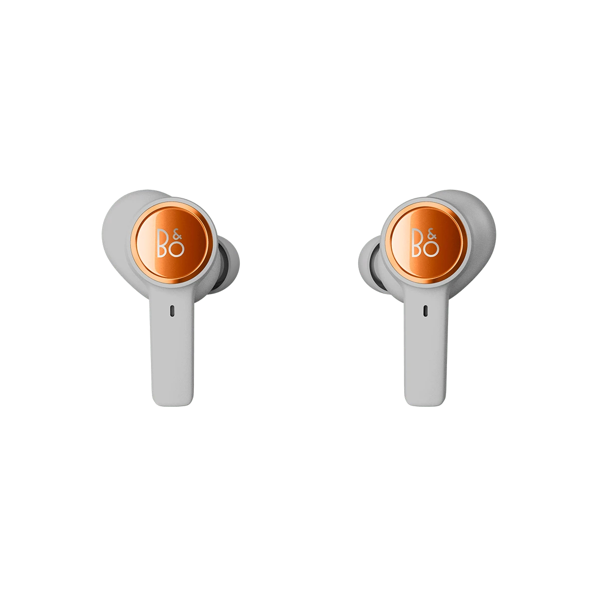 Bang & Olufsen Beoplay Eleven trådløse earbuds i grå med orange detaljer