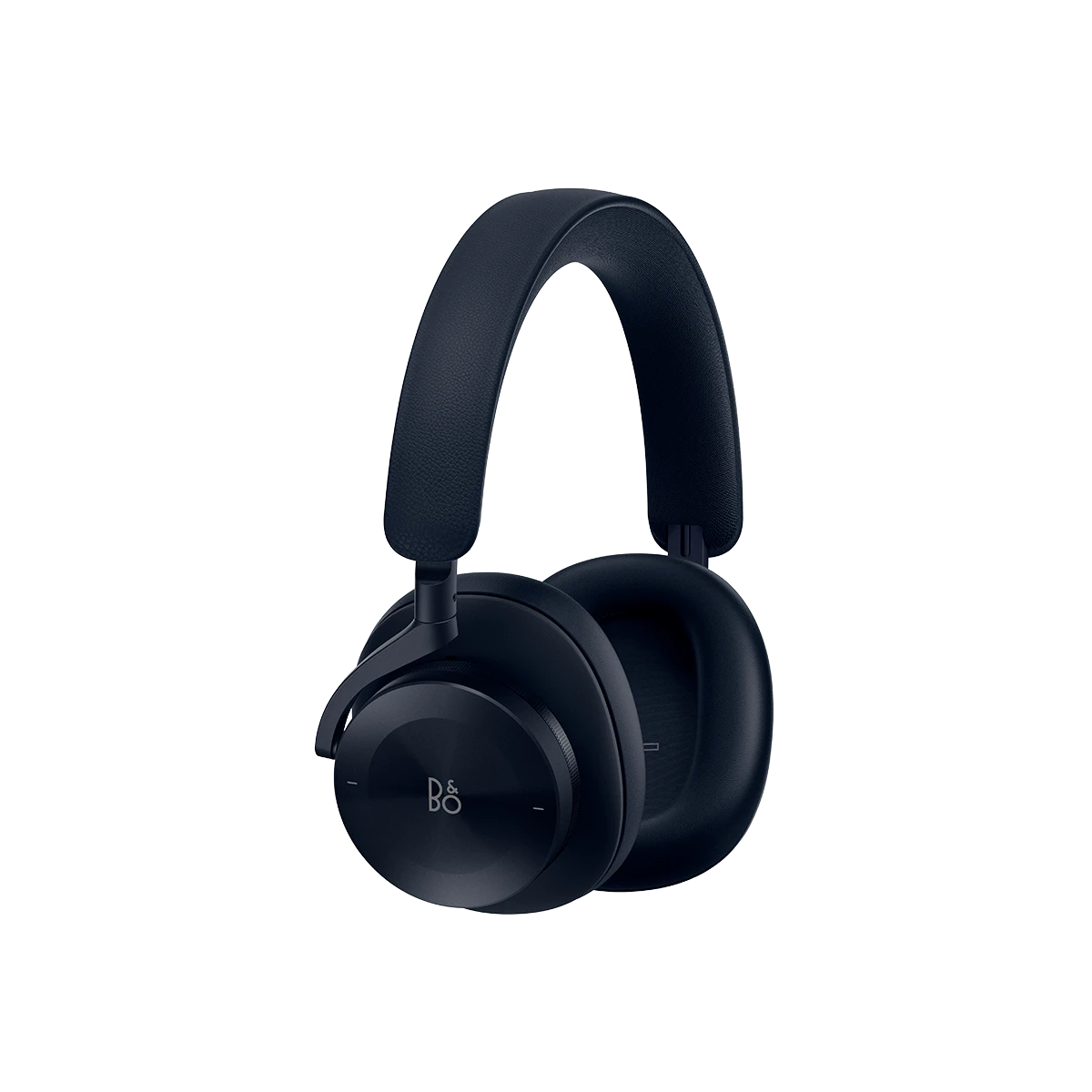 Black Beoplay H95 over-ear headphones with leather headband and B&O logo