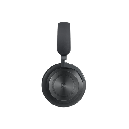 Bang & Olufsen Beoplay HX trådløse hovedtelefoner i sort, vist fra siden