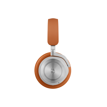 Beoplay HX trådløse hovedtelefoner i cognac læder med sølv detaljer