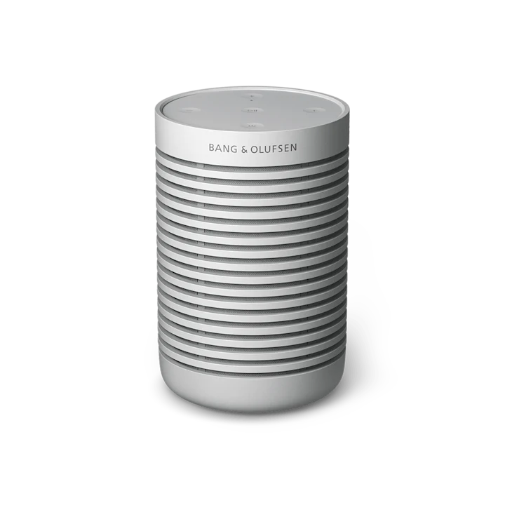 Bang & Olufsen Beosound Explore grå Bluetooth højttaler med ribbet design