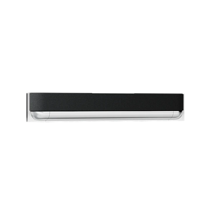 Beosound Theatre soundbar i sort og sølv profil