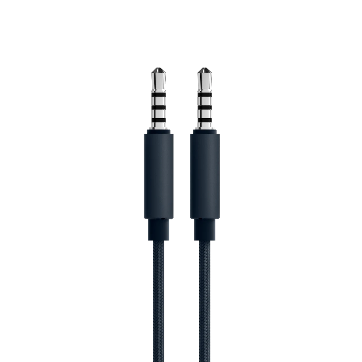 Sort audiokabel med to 3,5 mm jackstik til Beoplay H95 hovedtelefoner