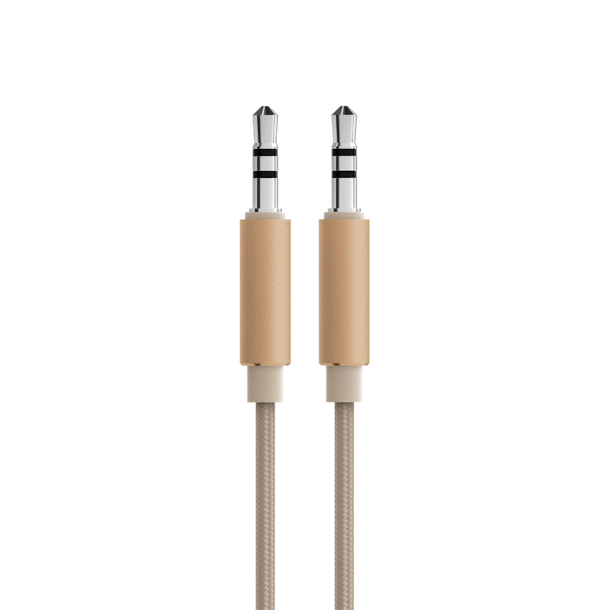 Beoplay H95 audiokabel med 3,5 mm jackstik og guldfarvet finish